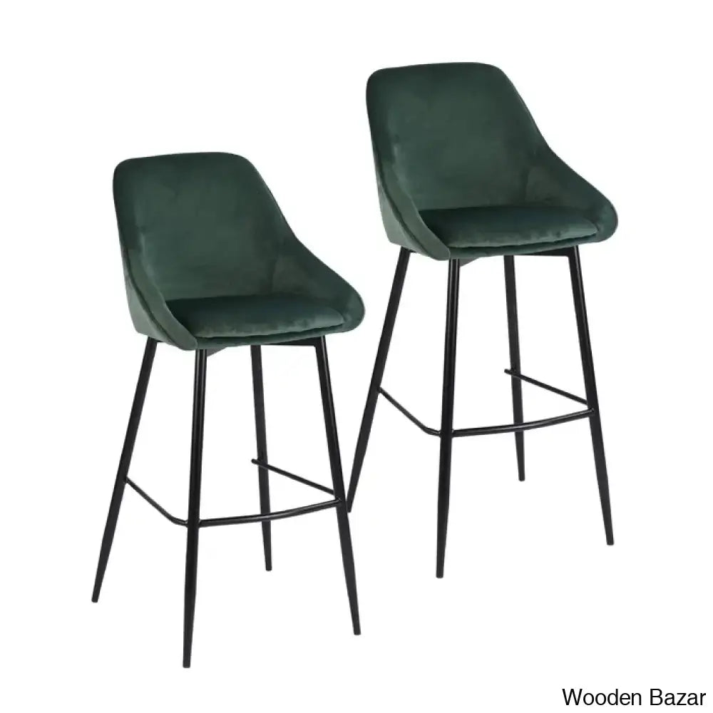 Laykenc Swivel Counter And Bar Stool (Set Of 2)