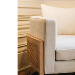 Leah Cane Armchair In Modern 21St Century Design - Wooden Bazar