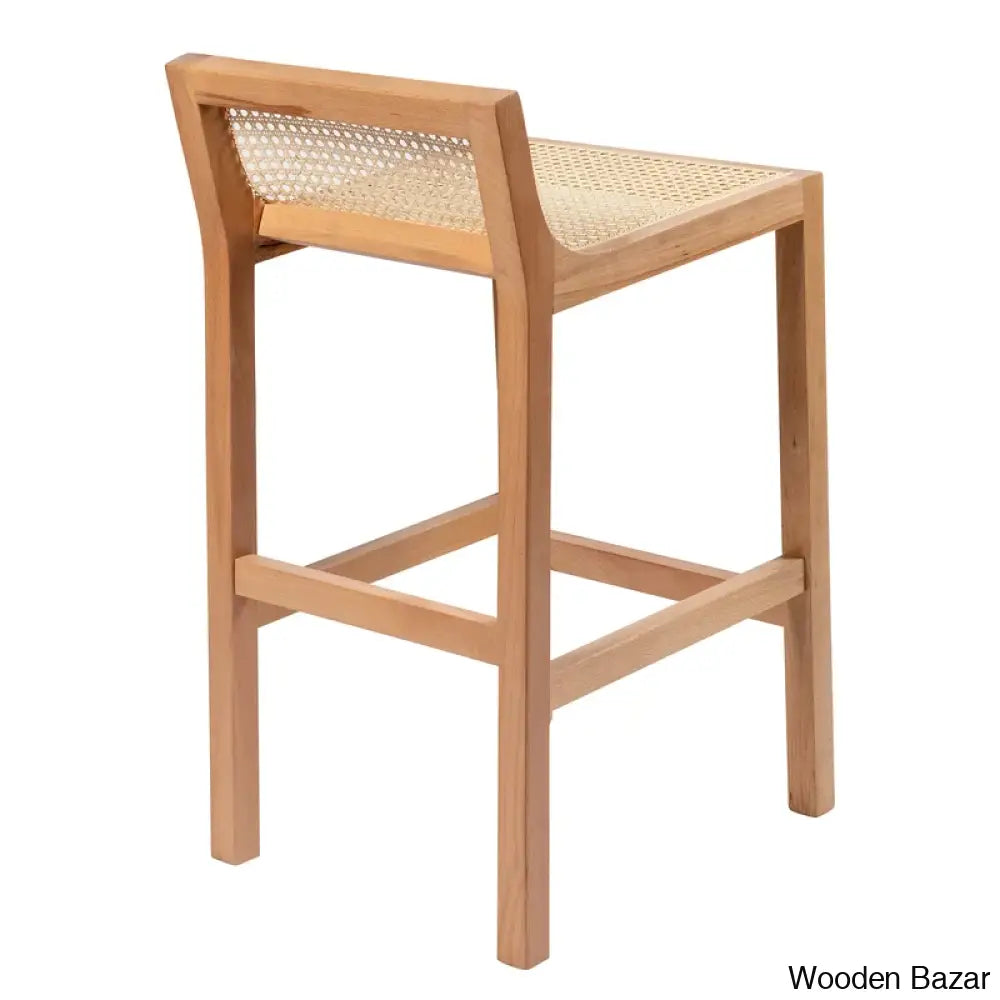 Leas Swivel 25.75’’ Counter And Bar Stool With Solid Wood Frame