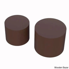 Leidingl Pedestal Nesting Coffee And Center Table