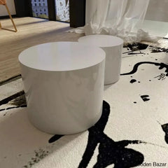 Leidingl Pedestal Nesting Coffee And Center Table