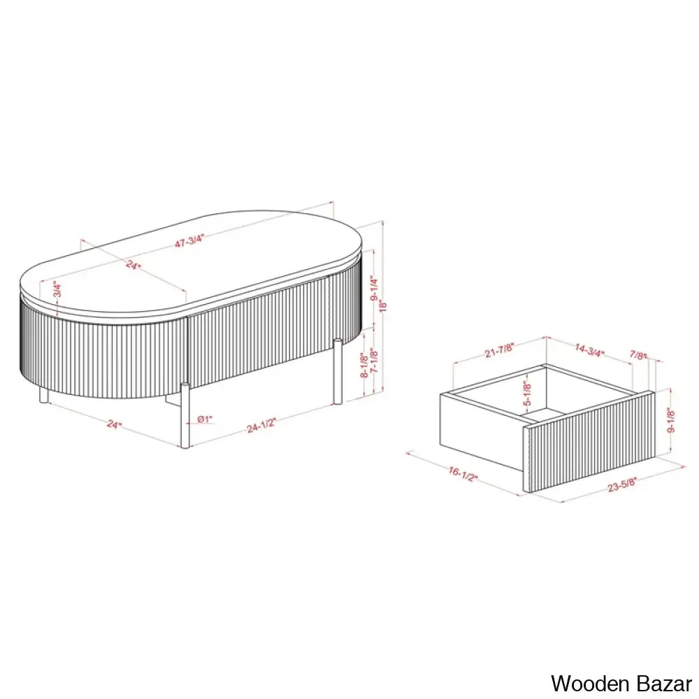 Leistonie Single Coffee And Center Table