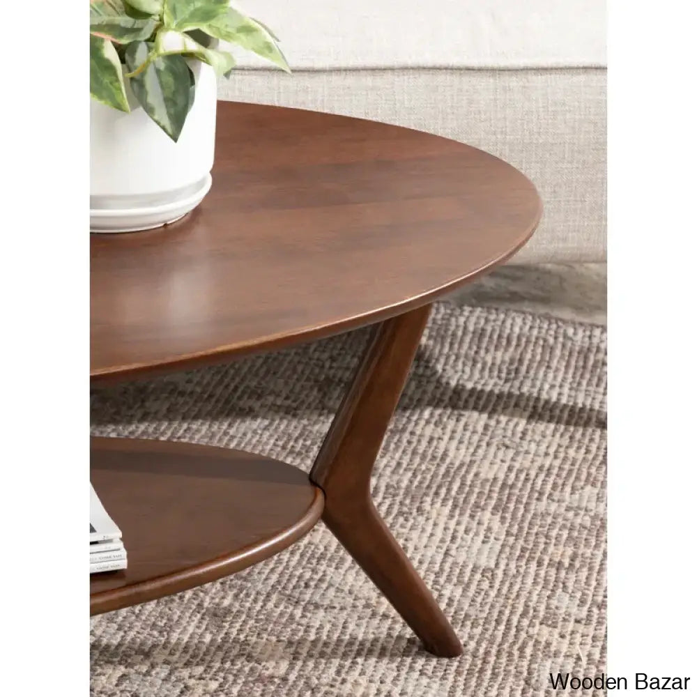 Lenovo Oval Coffee And Center Table For Living Room