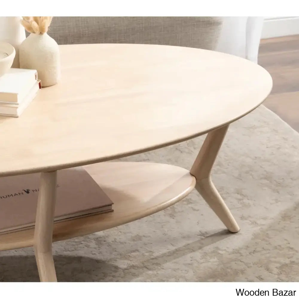 Lenovo Oval Coffee And Center Table For Living Room