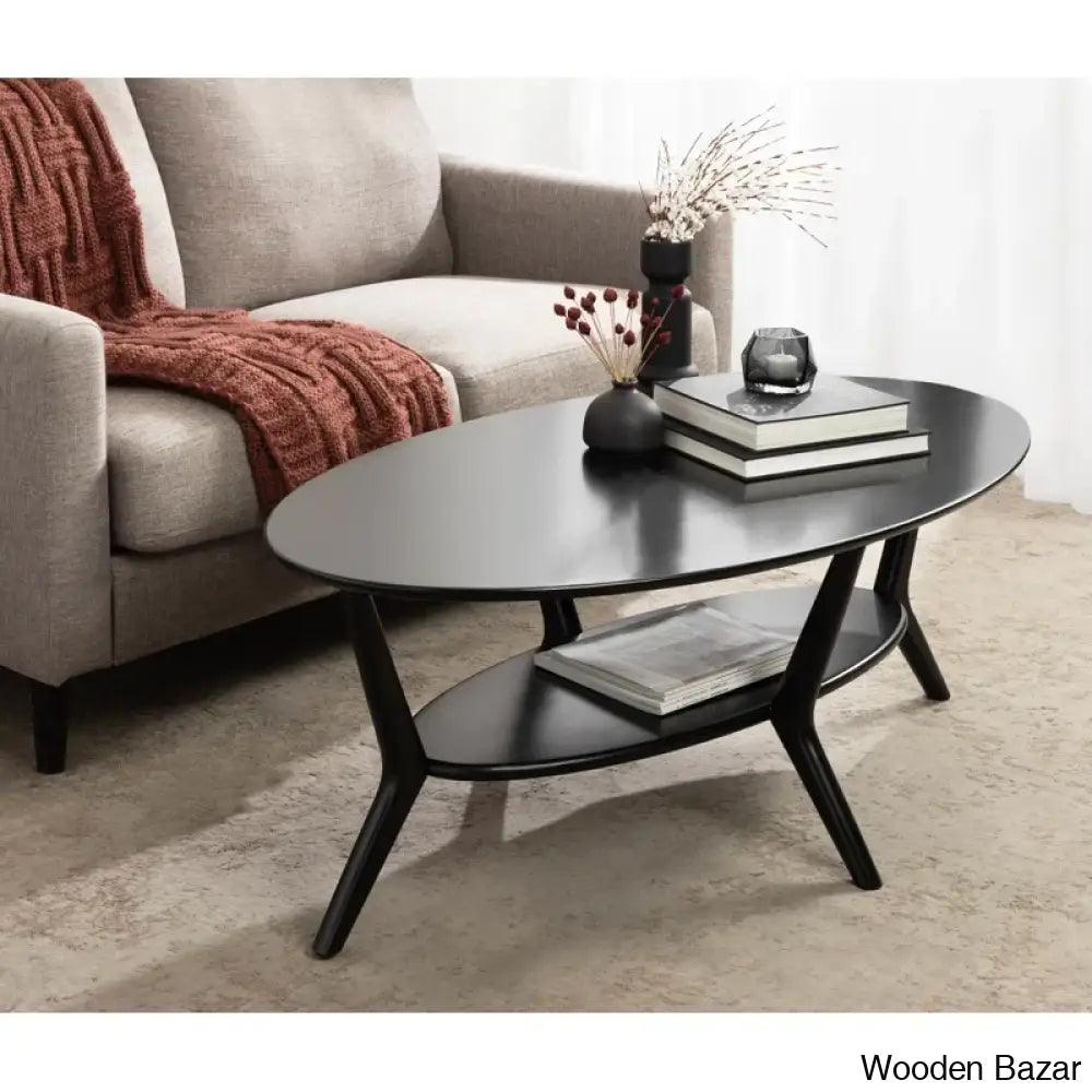 Lenovo Oval Coffee And Center Table For Living Room