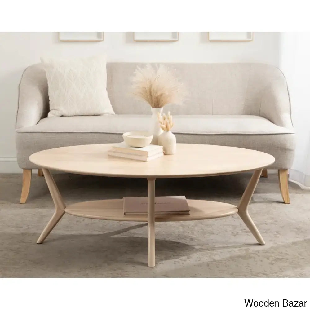 Lenovo Oval Coffee And Center Table For Living Room