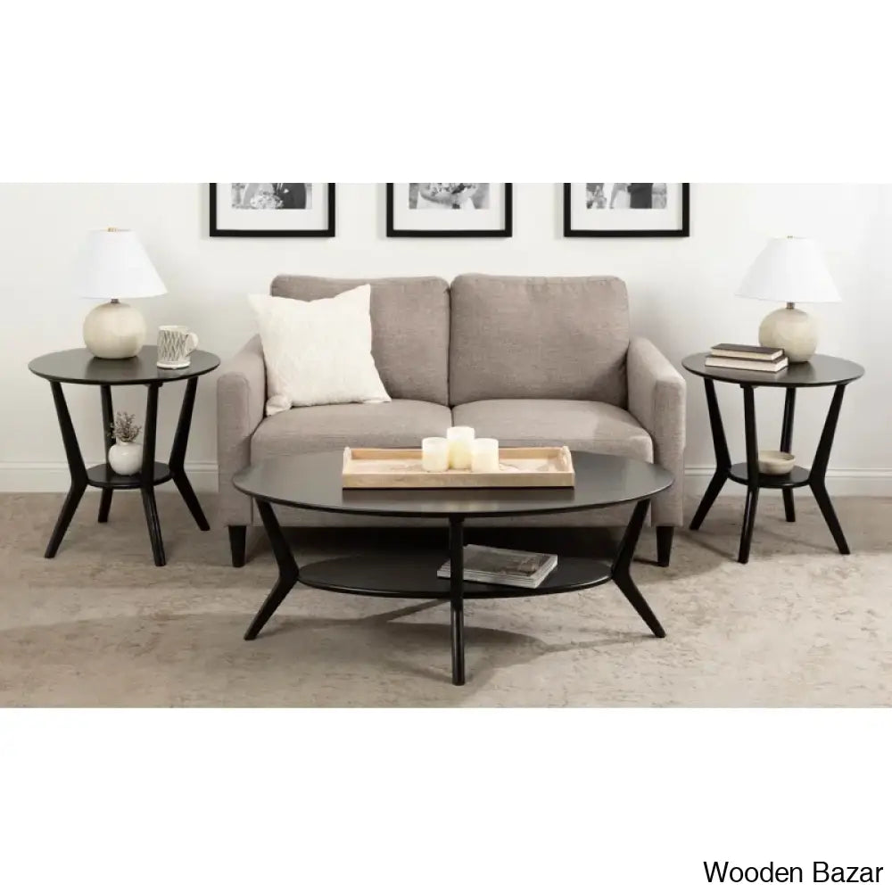 Lenovo Oval Coffee And Center Table For Living Room