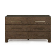 Livingon  6-Drawer Dresser - Wooden Bazar