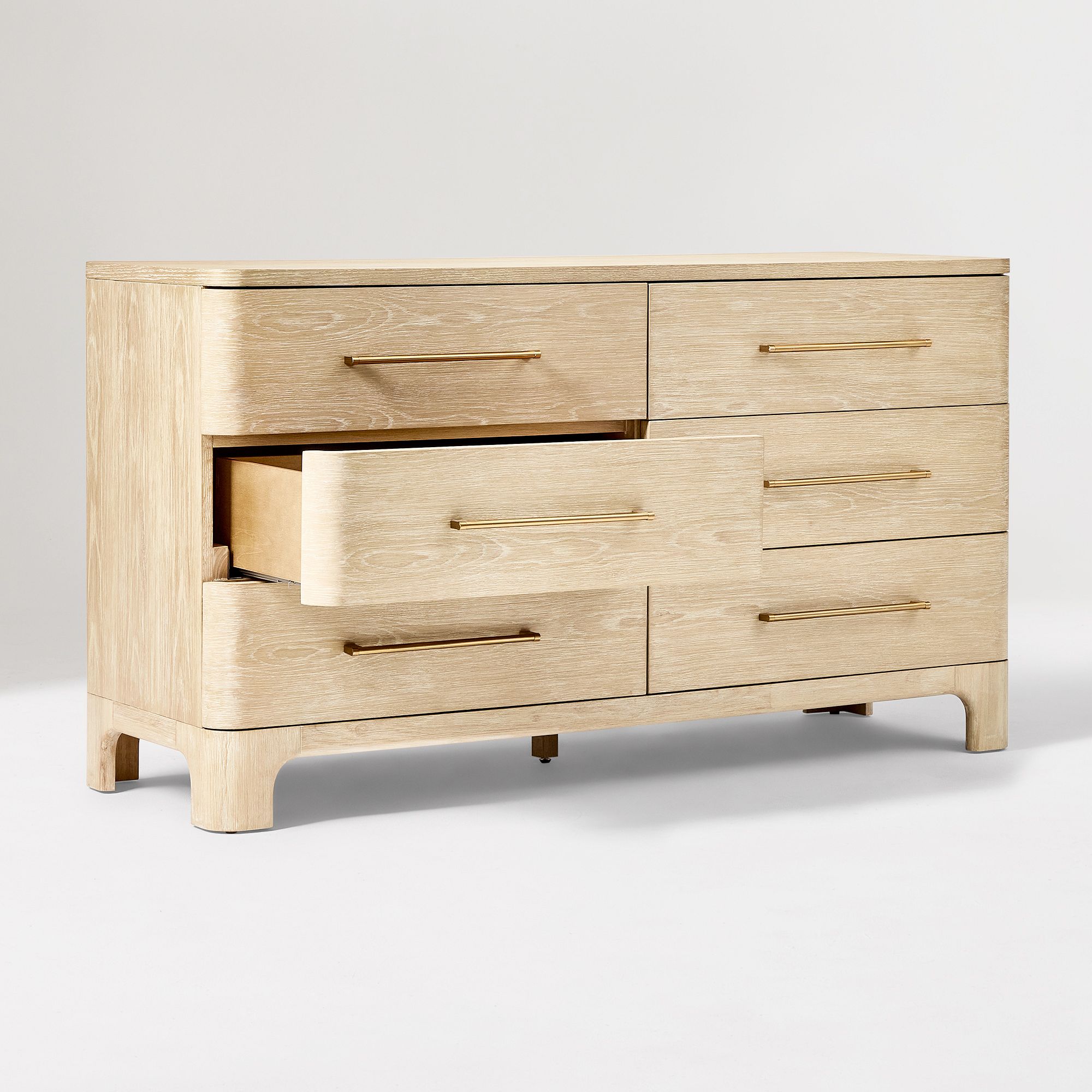 Livingon  6-Drawer Dresser - Wooden Bazar