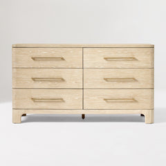 Livingon  6-Drawer Dresser - Wooden Bazar