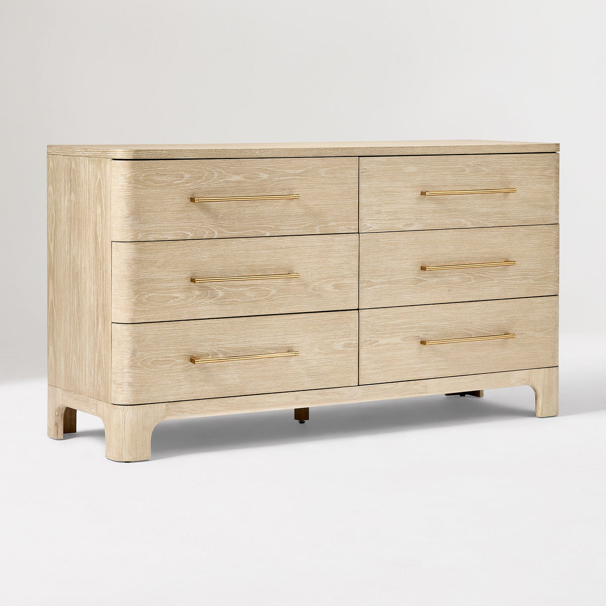 Livingon  6-Drawer Dresser - Wooden Bazar