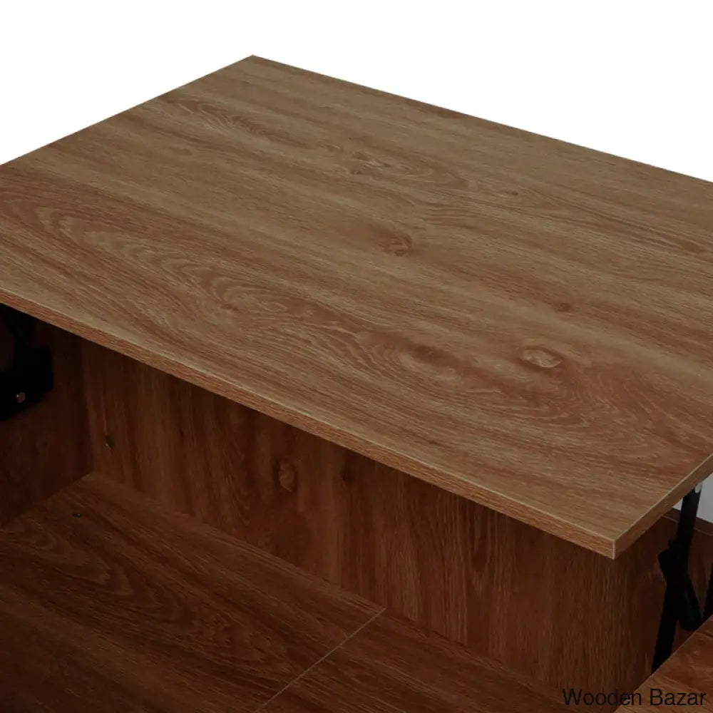 Lesagen Lift Top Coffee And Center Table With Hidden Storage