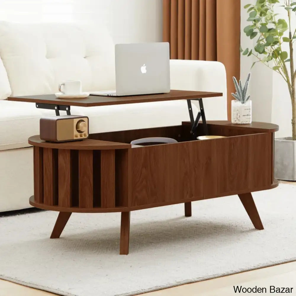 Lesaige Lift Top Coffee And Center Table With Hidden Storage