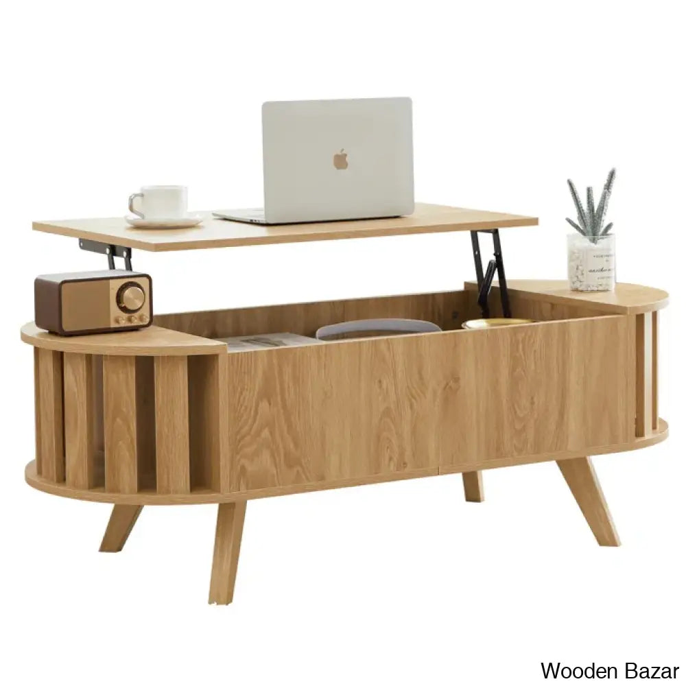 Lesaige Lift Top Coffee And Center Table With Hidden Storage