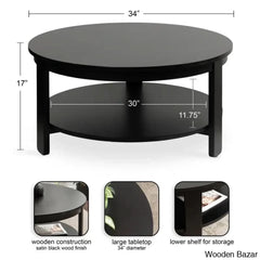 Leti Coffee Table In Pine Wood