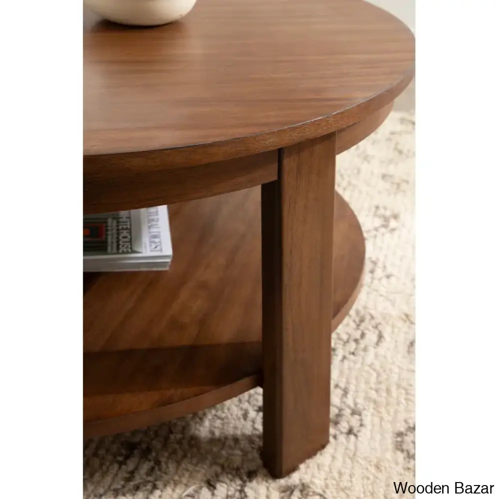 Leti Coffee Table In Pine Wood