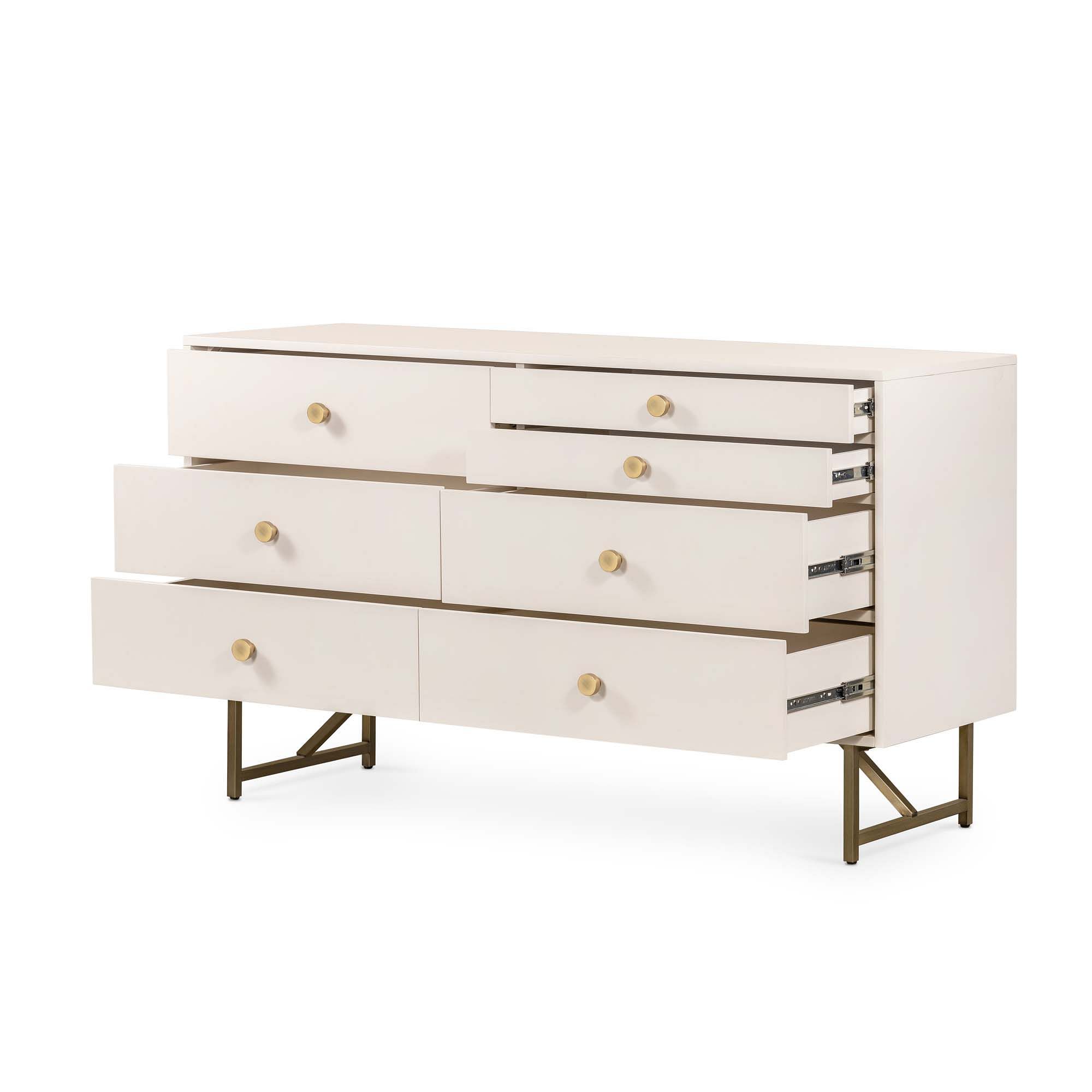 Pegler 7-Drawer Dresser - Wooden Bazar