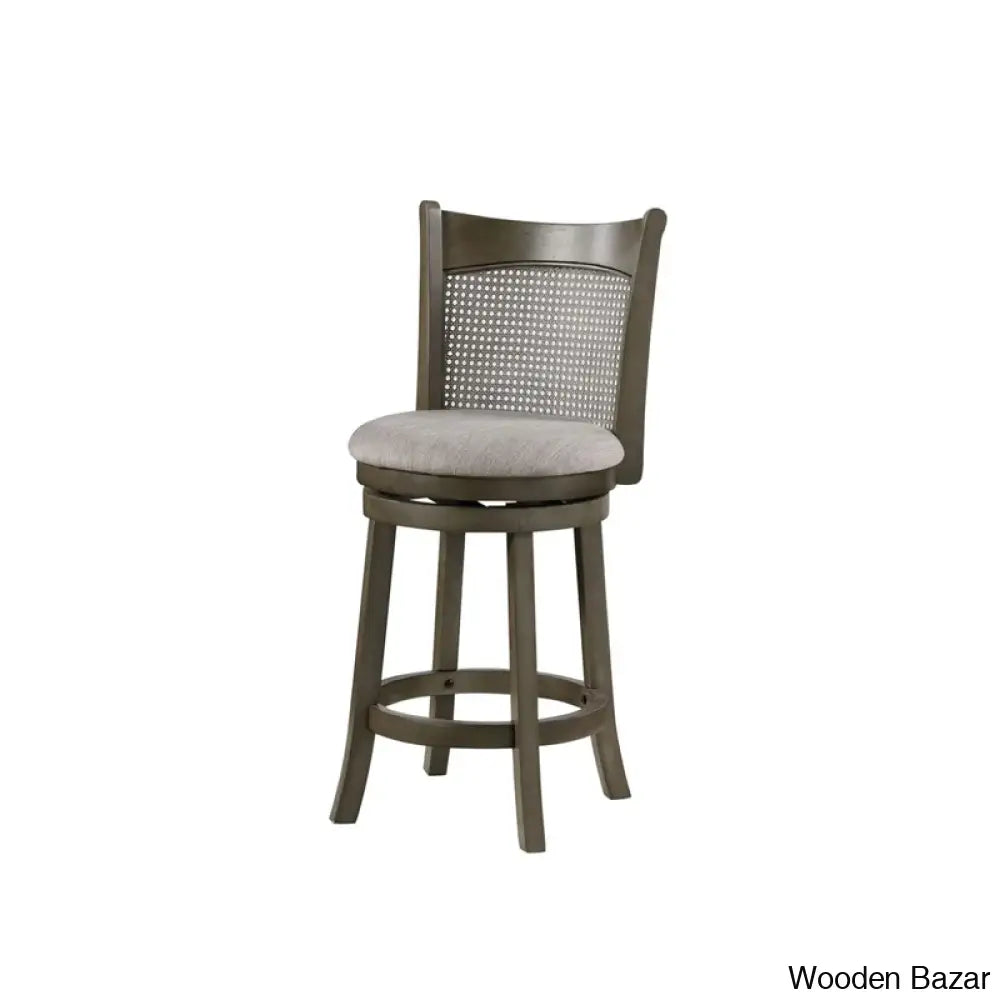 Lillys Back Swivel Counter And Bar Stool