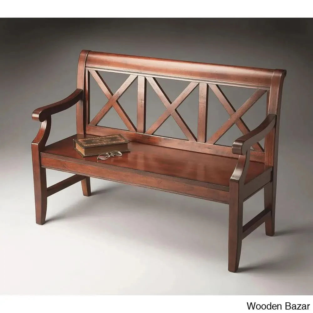Lilyon Modern 2 Seater Bench in Solid Teak Wood – Wooden Bazar