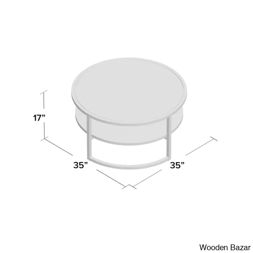 Lindsaie Glass Top Coffee And Center Table