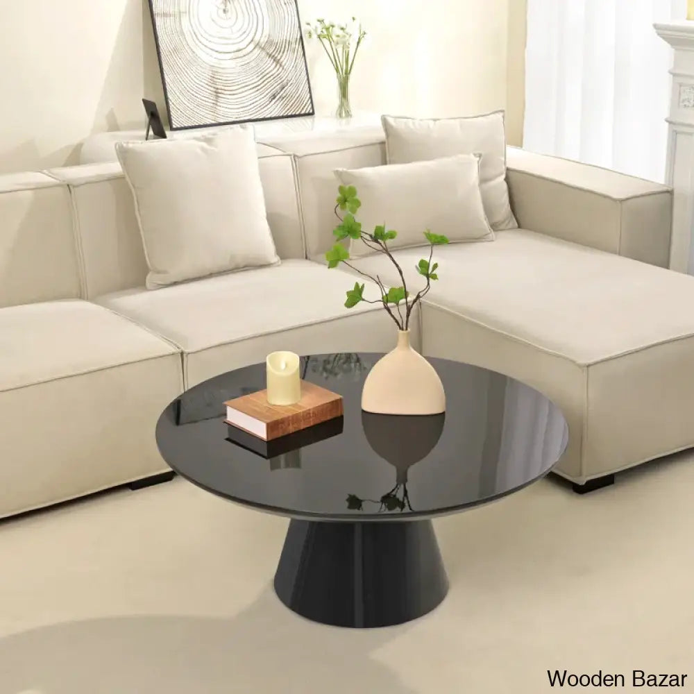 Lippas 35’’ Round Coffee And Center Table