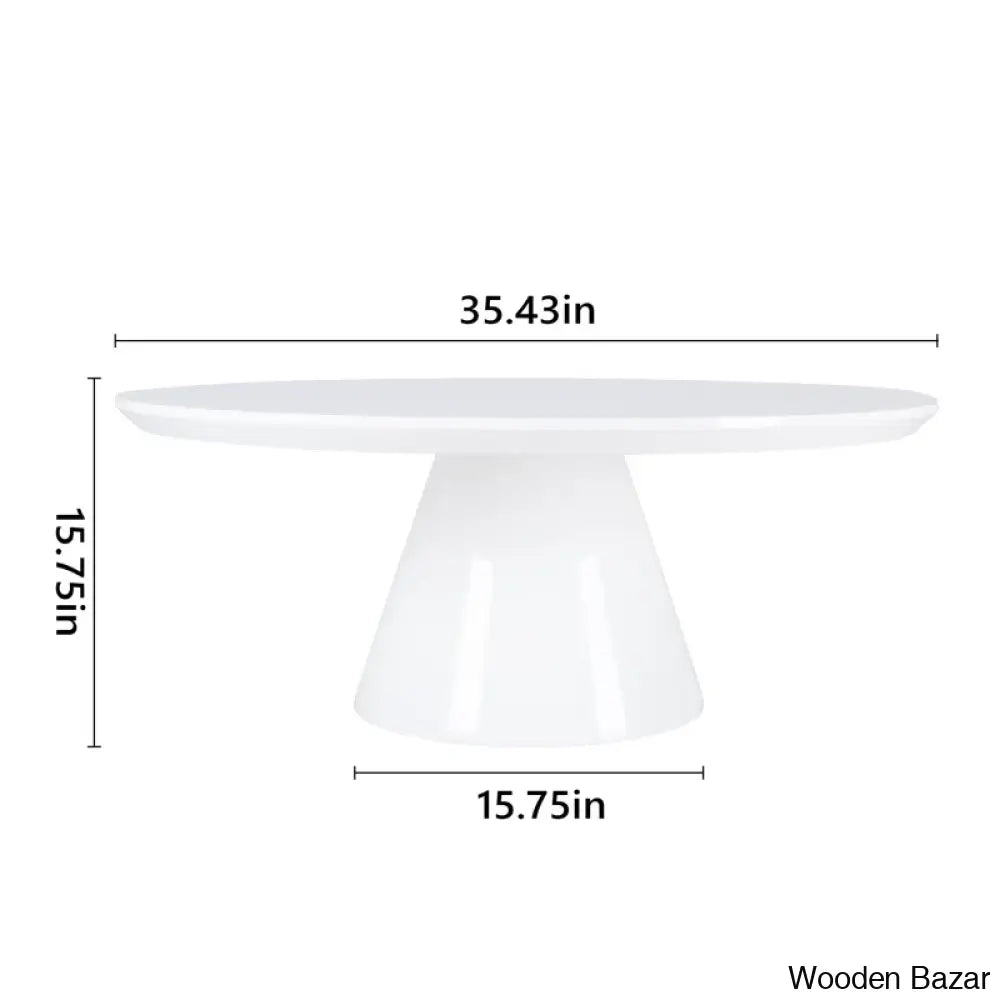 Lippas 35’’ Round Coffee And Center Table