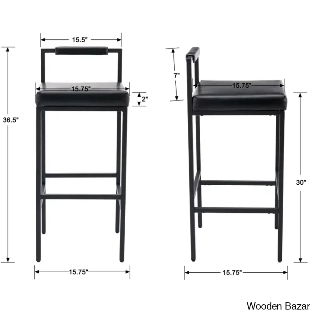 Lise Swivel Modern 30’’ Counter And Bar Stools Upholstered Height Barstools With Low Back Metal