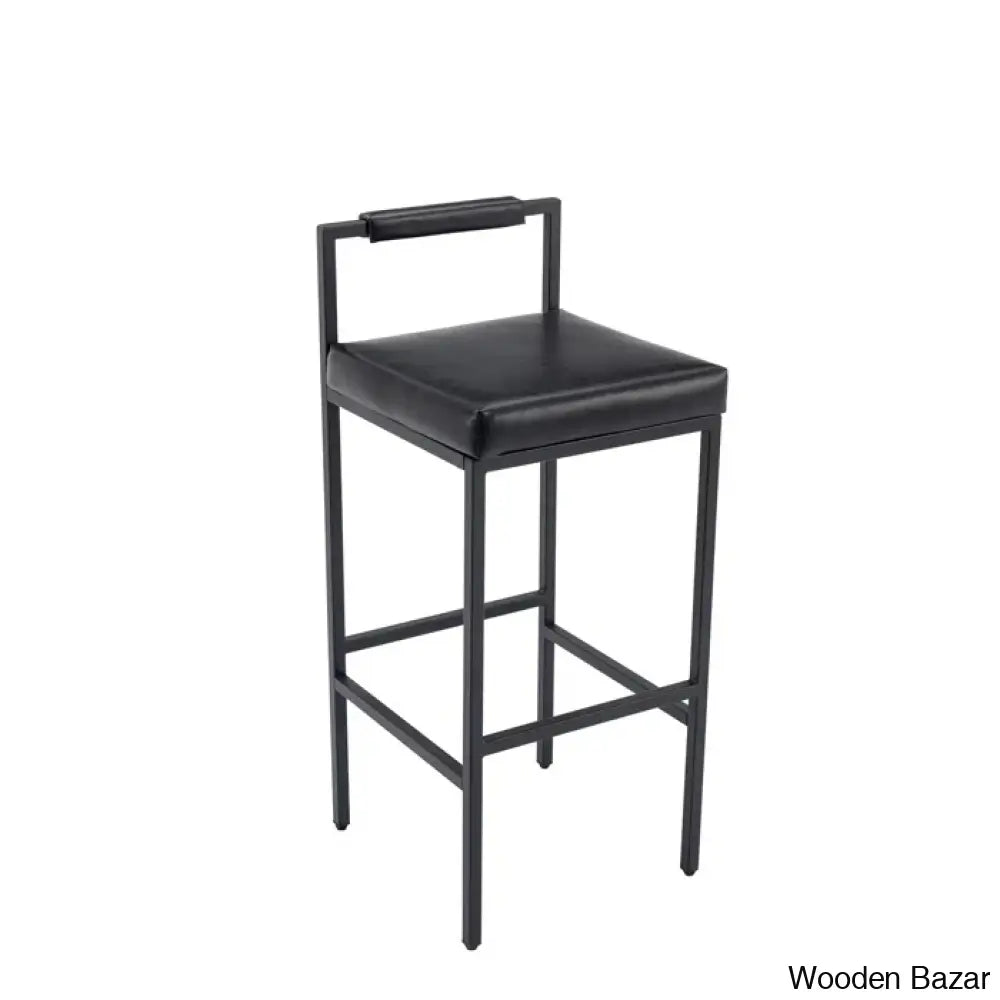 Lise Swivel Modern 30’’ Counter And Bar Stools Upholstered Height Barstools With Low Back Metal