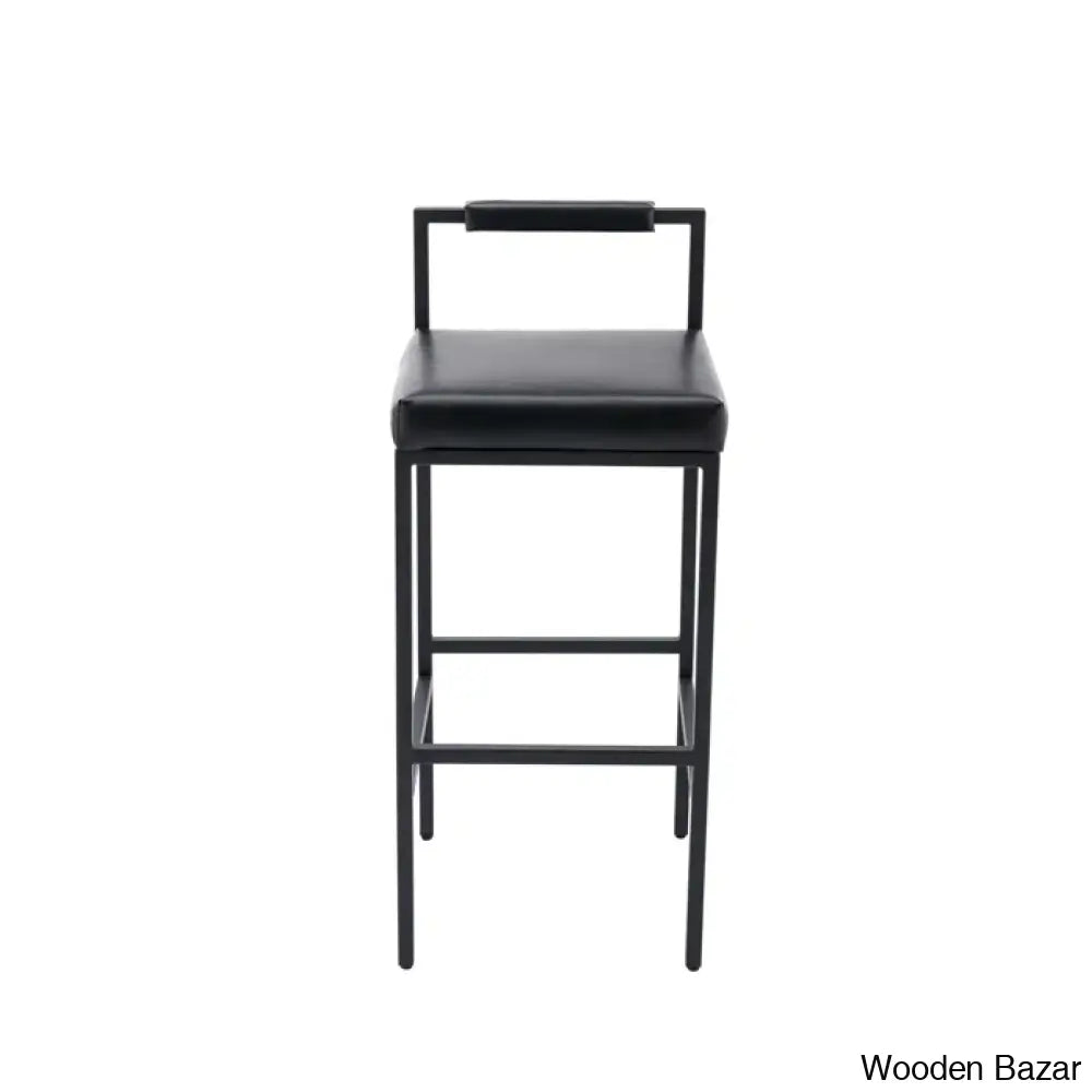 Lise Swivel Modern 30’’ Counter And Bar Stools Upholstered Height Barstools With Low Back Metal