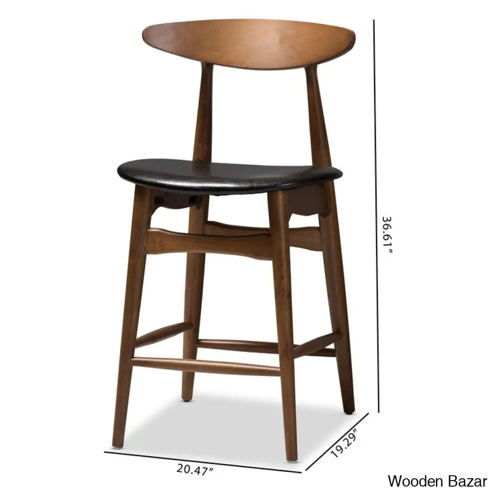 Liseton Swivel Solid Wood Counter Stool (Set Of 2) And Bar Stool