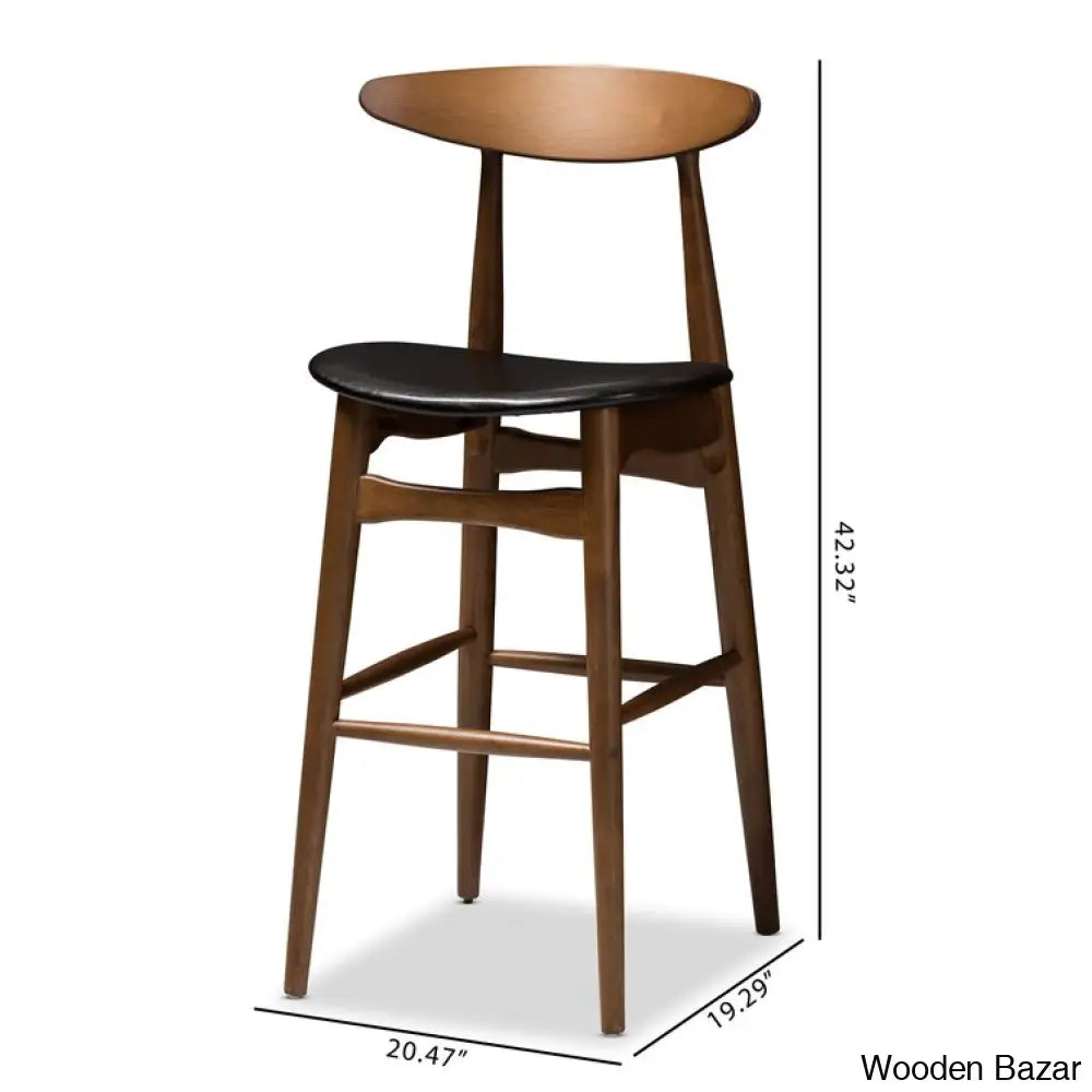 Liseton Swivel Solid Wood Counter Stool (Set Of 2) And Bar Stool