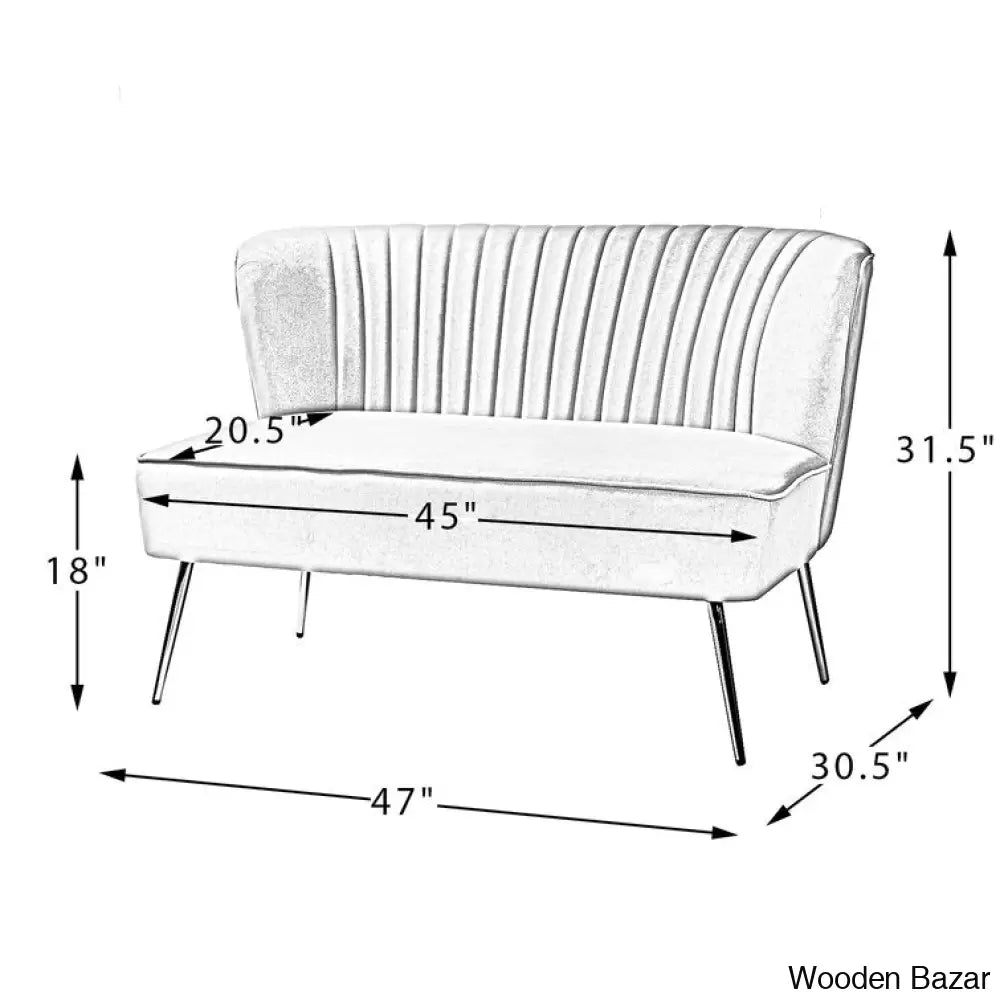 loveseat - Wooden Bazar