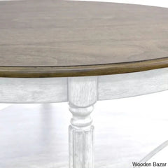 Locke Solid Wood Single Coffee And Center Table - Wooden Bazar