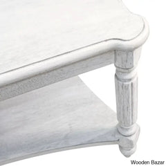 Locke Solid Wood Square Coffee And Center Table