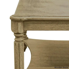 Locke Solid Wood Square Coffee And Center Table