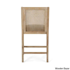 Lonnyl Swivel Solid Wood 25.5’’ Counter And Bar Stool (Set Of 2)