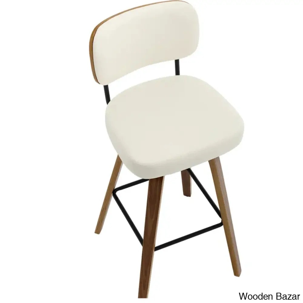 Loranzas Swivel Upholstered Counter & Bar Stool (Set Of 3)