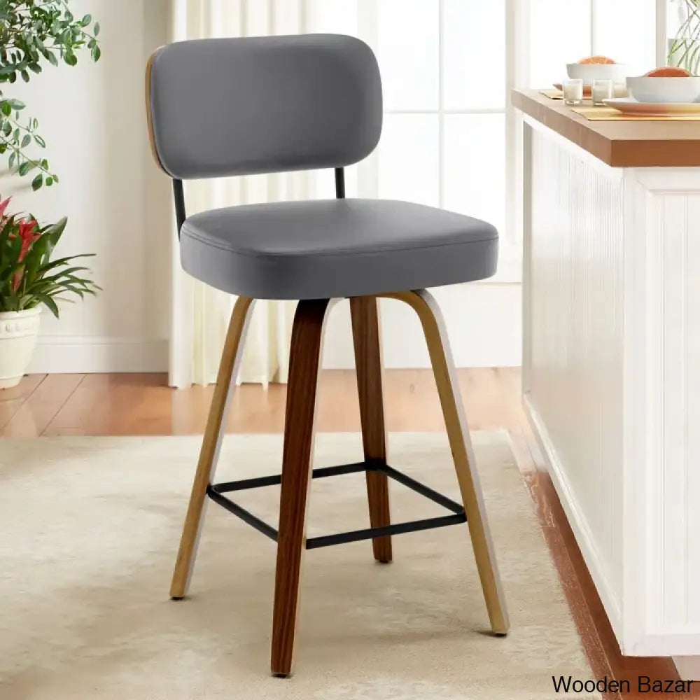 Loranzas Swivel Upholstered Counter & Bar Stool (Set Of 3)