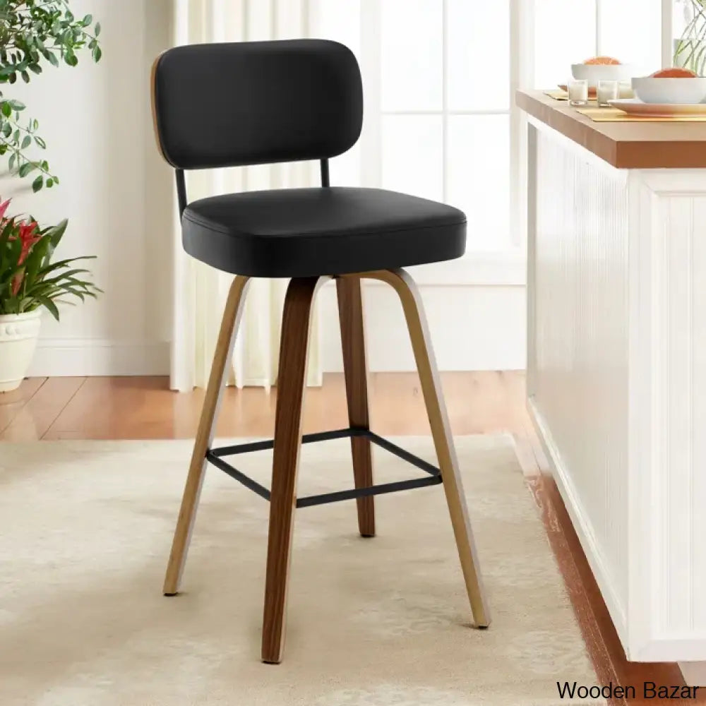 Loranzas Swivel Upholstered Counter & Bar Stool (Set Of 3)