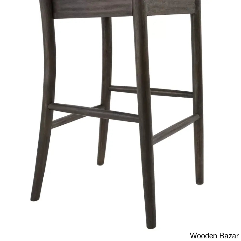 Loreleia Swivel Solid Wood Counter And Bar Stool