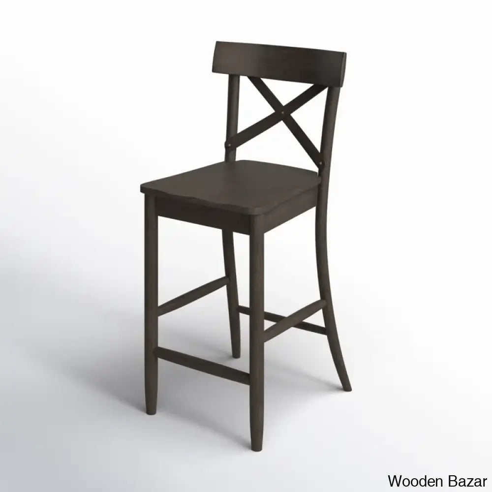 Loreleia Swivel Solid Wood Counter And Bar Stool