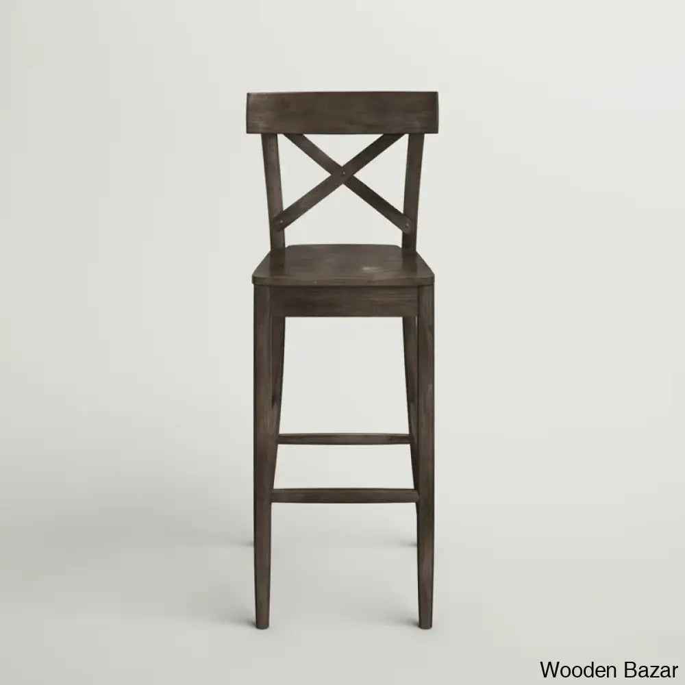 Loreleia Swivel Solid Wood Counter And Bar Stool