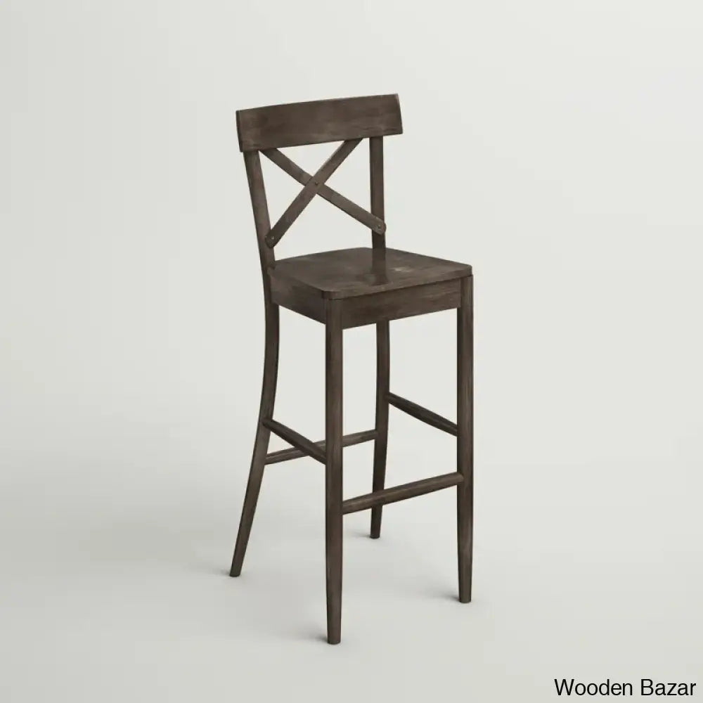 Loreleia Swivel Solid Wood Counter And Bar Stool