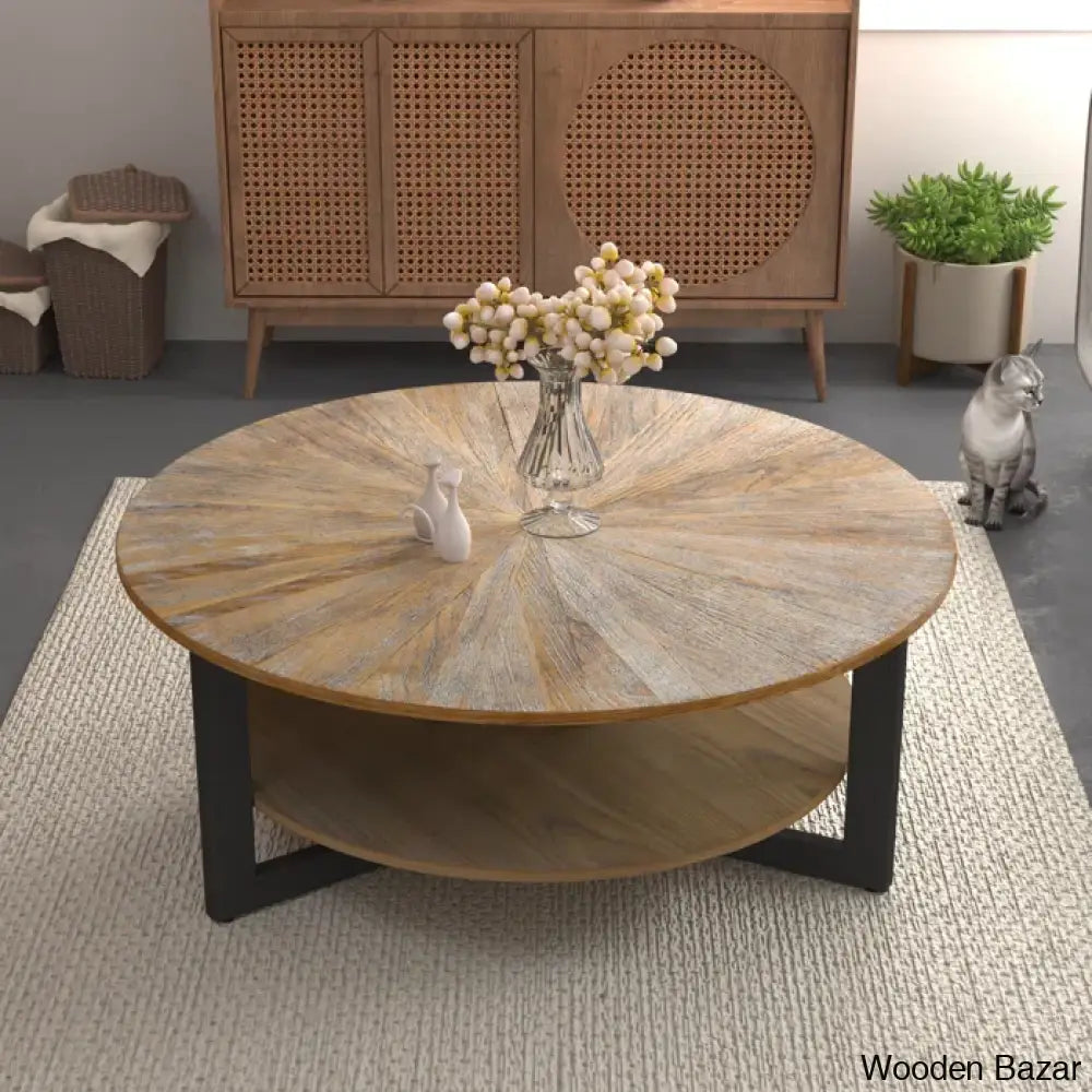 Loren Coffee Table With Storage And Center