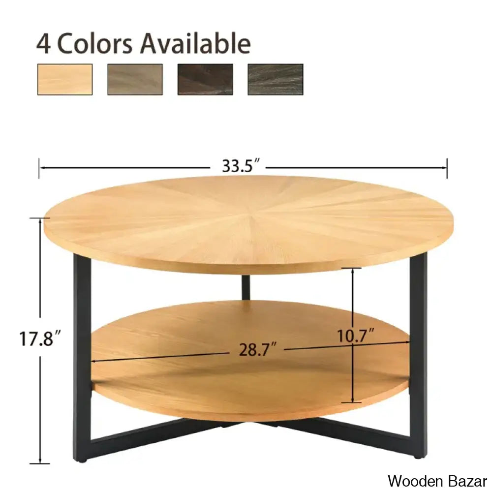 Loren Coffee Table With Storage And Center