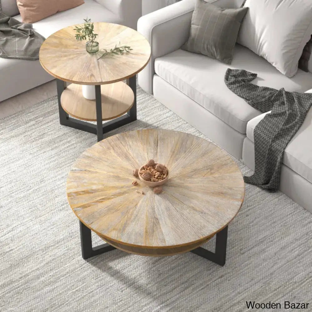 Loren Coffee Table With Storage And Center