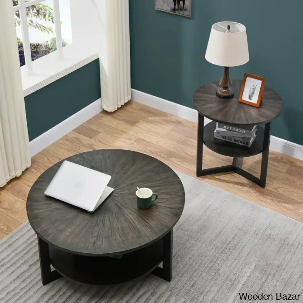 Loren Coffee Table With Storage And Center