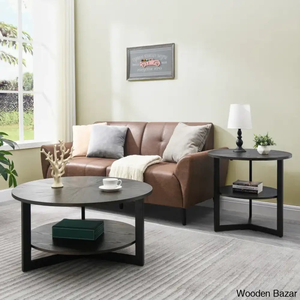 Loren Coffee Table With Storage And Center