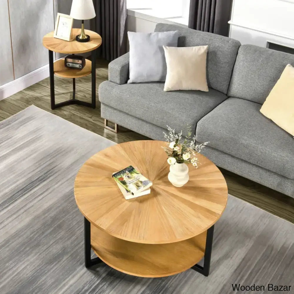 Loren Coffee Table With Storage And Center