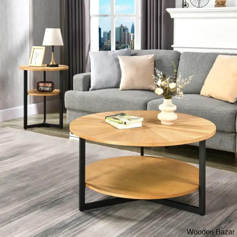 Loren Coffee Table With Storage And Center